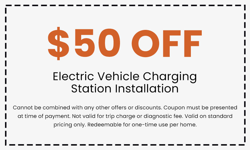 Discounts on Electric Vehicle Charging Station Installation