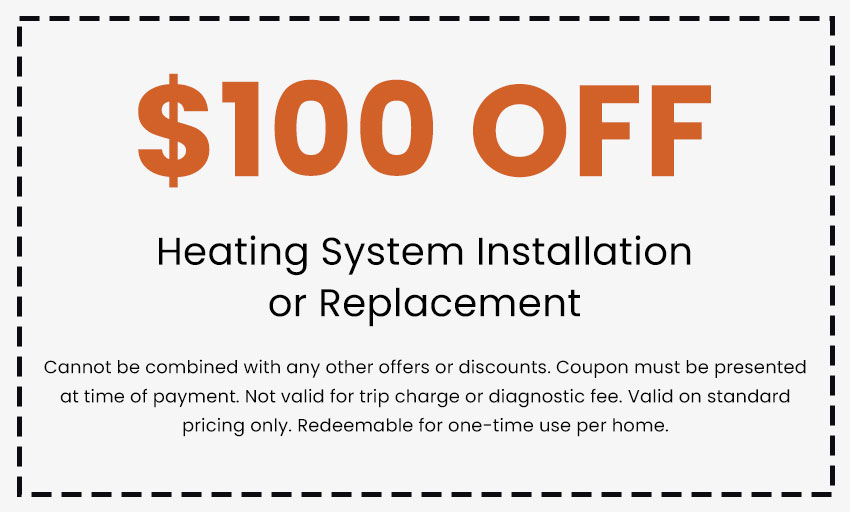 Discounts on Heating System Installation or Replacement