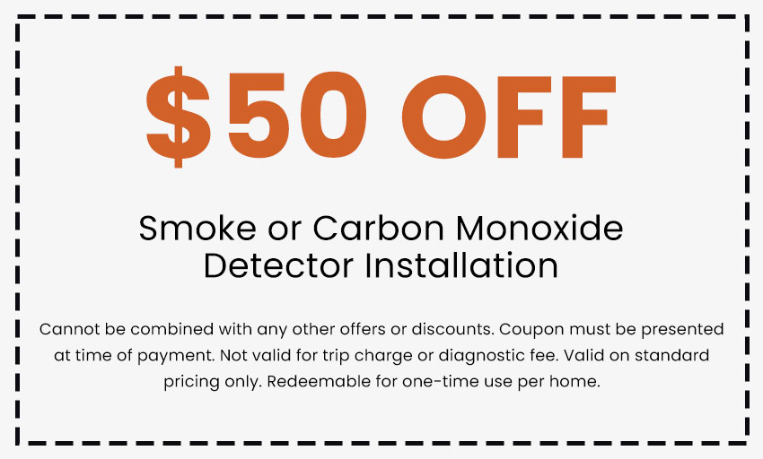 Discounts on Smoke or Carbon Monoxide Detector Installation